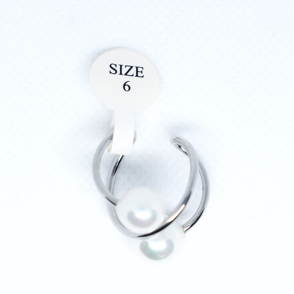 🆕 Dual Pearl Adjustable Ring